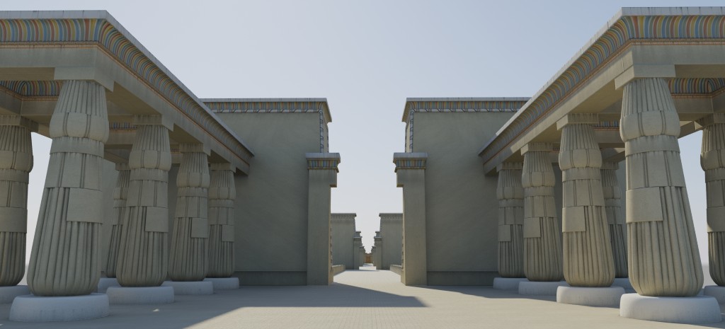 Began work on the Great Aten Temple for Amarna V2