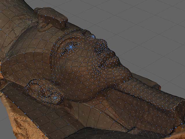 3D modelling of Akhenaten